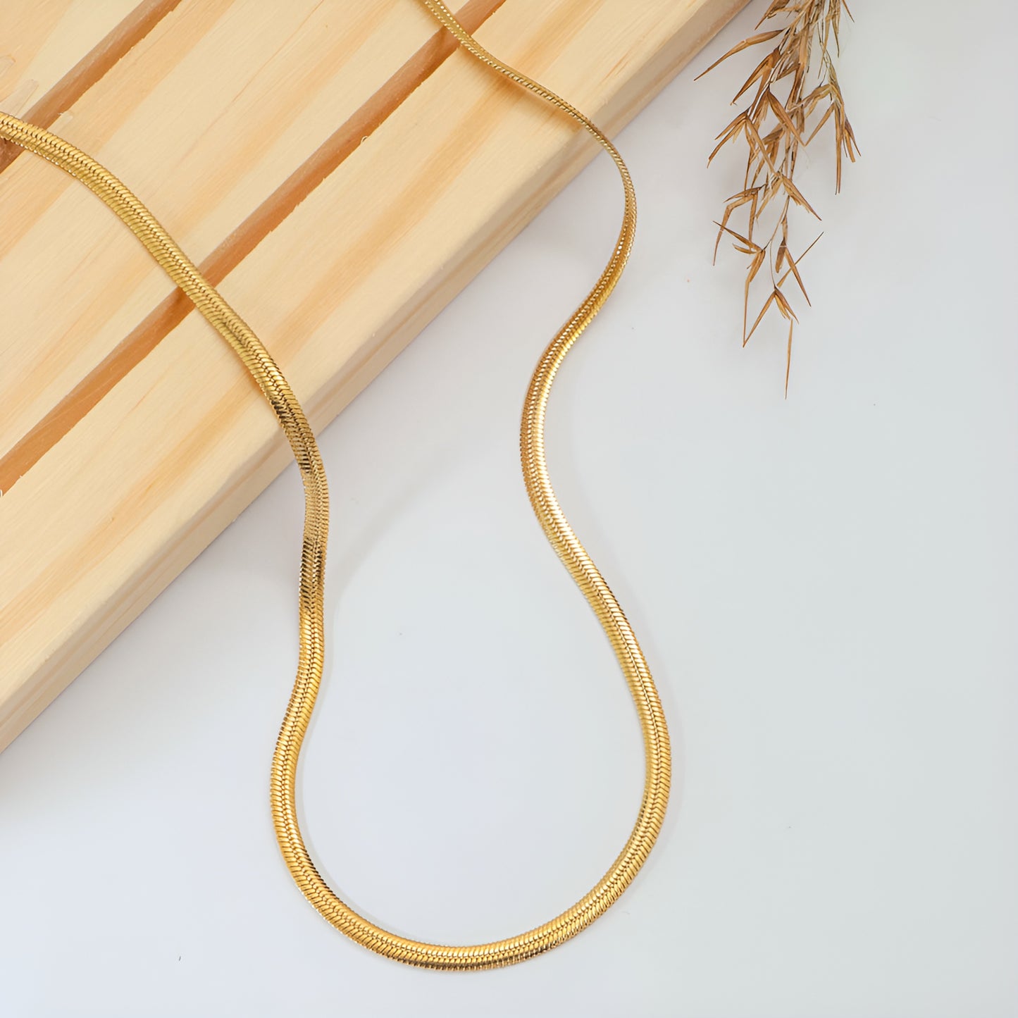 GOLD UNISEX SNAKE CHAIN